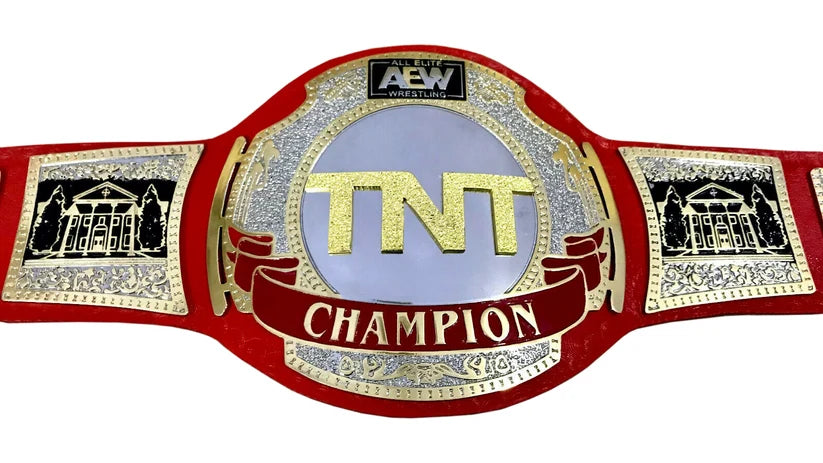 AEW TNT Red Championship Replica Title Belt
