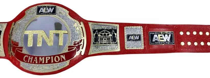 AEW TNT Red Championship Replica Title Belt