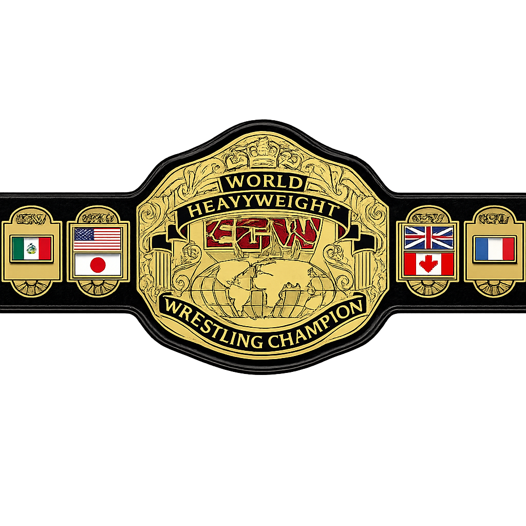 ECW World Heavyweight Championship Title Belt