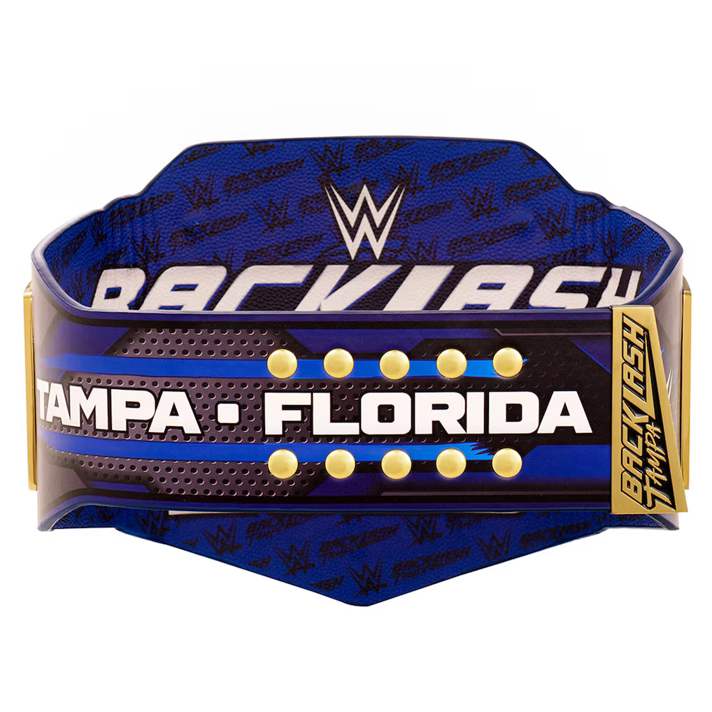 Backlash 2026 Tampa Replica Title Belt