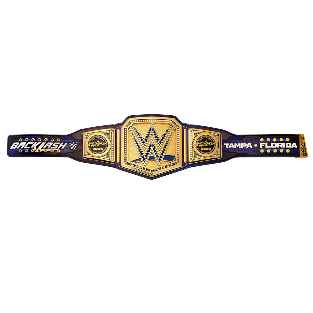 Backlash 2026 Tampa Replica Title Belt