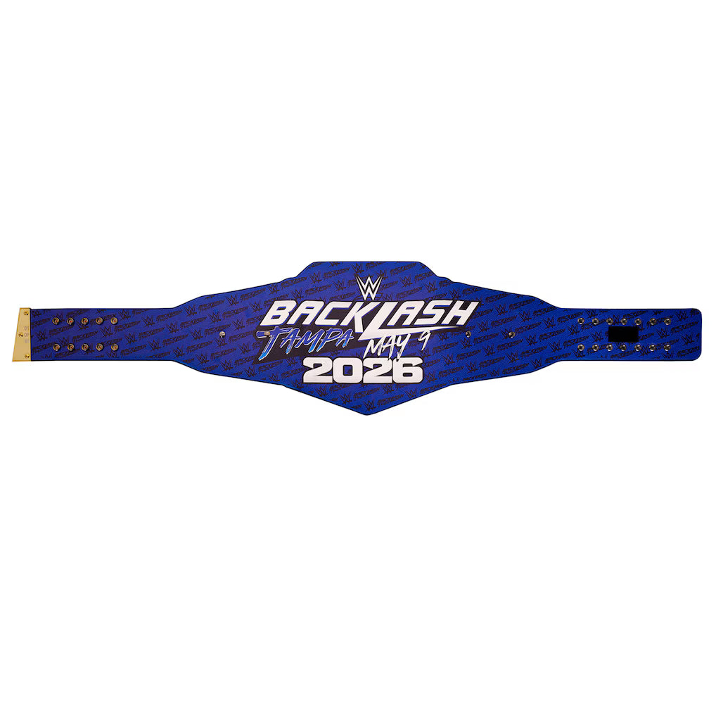 Backlash 2026 Tampa Replica Title Belt