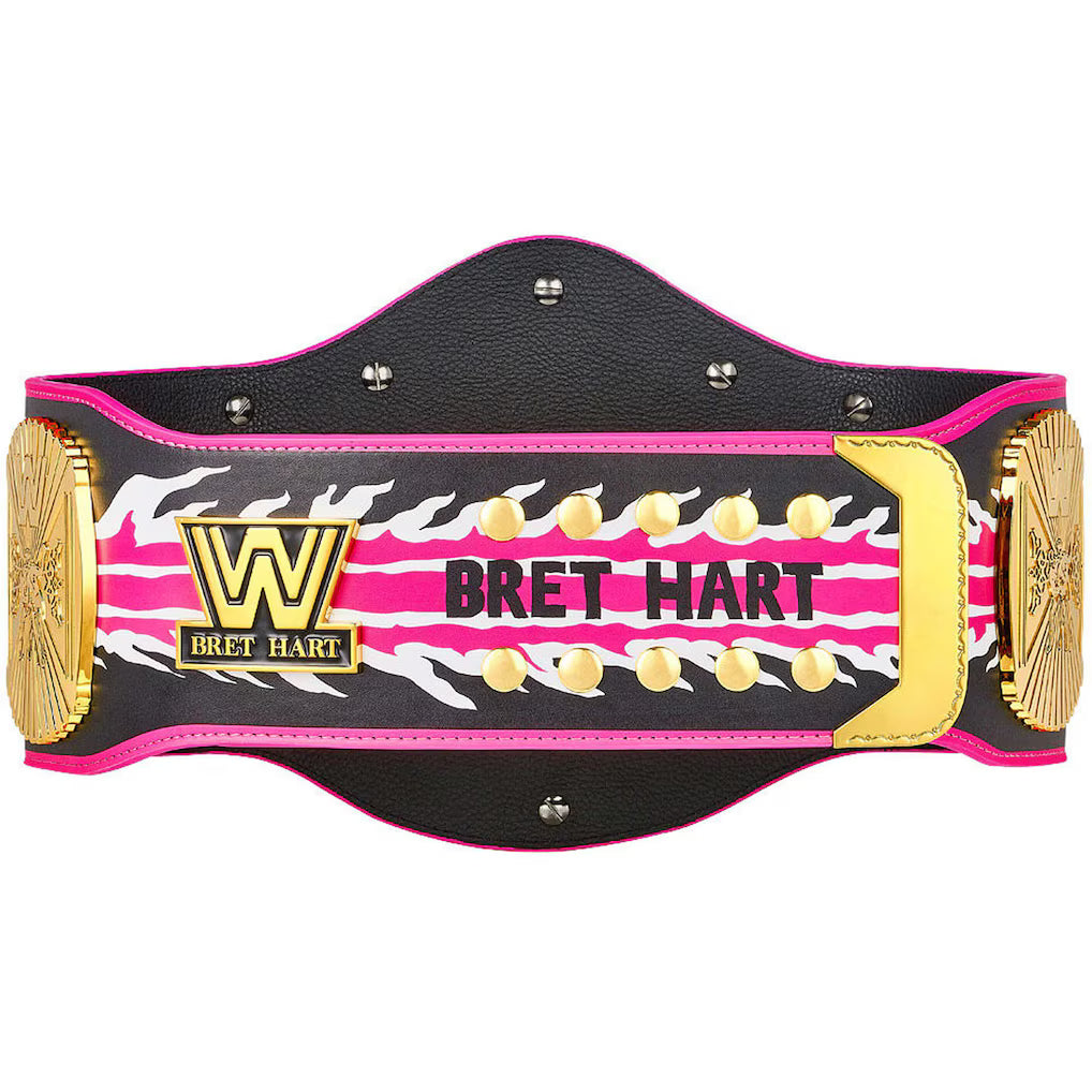 Bret Hart Signature Series Championship Replica Title Belt