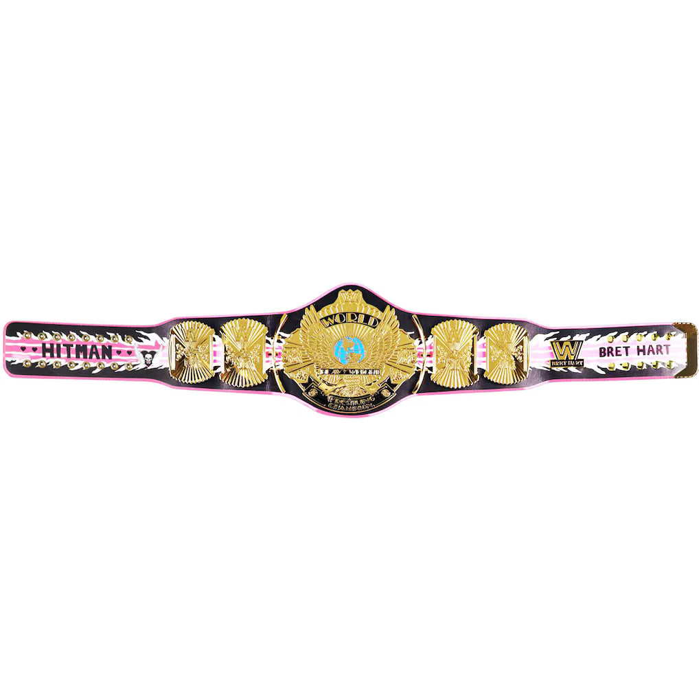 Bret Hart Signature Series Championship Replica Title Belt