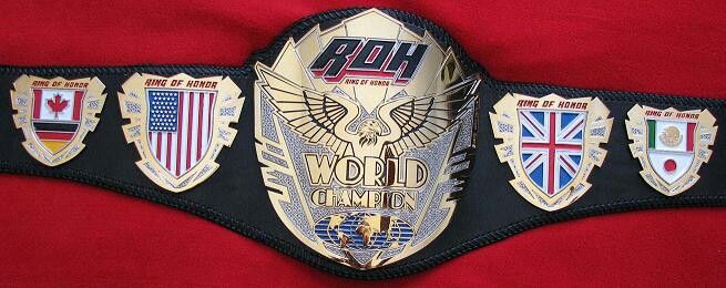 ROH Ring of Honor World Championship Title Belt