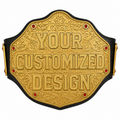 Custom Big Gold Championship Replica Adult Title Belt