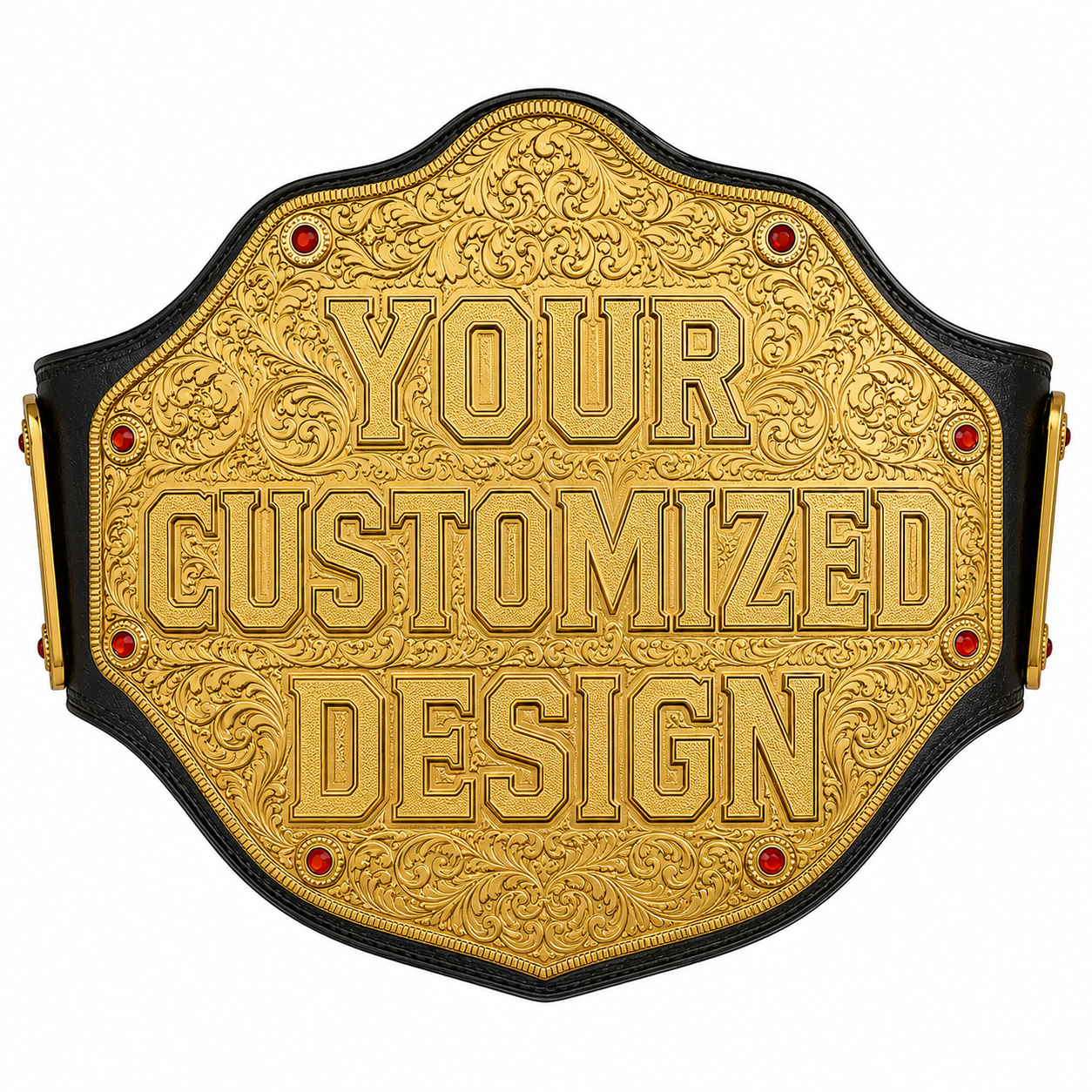 Custom Big Gold Championship Replica Adult Title Belt