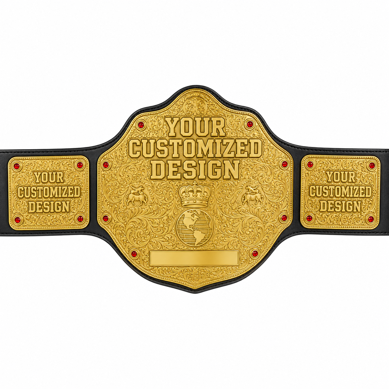 Custom Big Gold Championship Replica Adult Title Belt