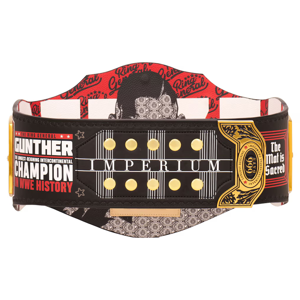 Gunther 666 Days Signature Series Championship Title Belt
