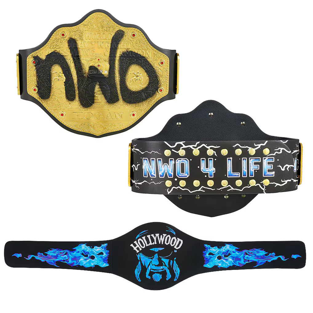 ''Hollywood'' Hulk Hogan nWo Signature Series Championship Replica Title Belt