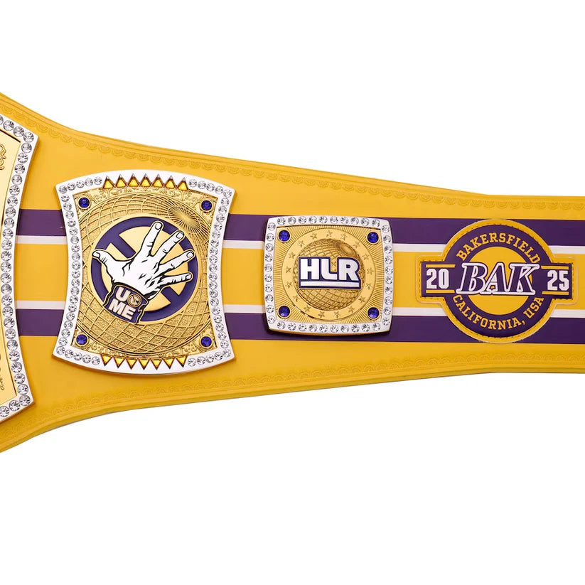 John Cena Farewell Tour 2025 Bakersfield Spinner Championship Replica Title Belt