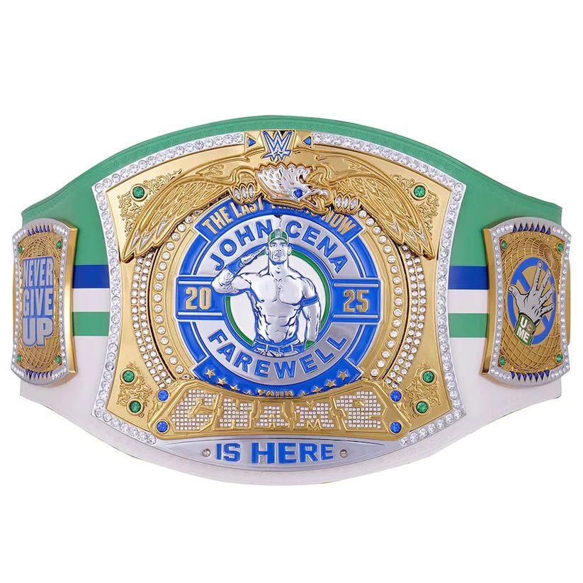 John Cena Farewell Tour 2025 Dallas Spinner Championship Replica Title Belt
