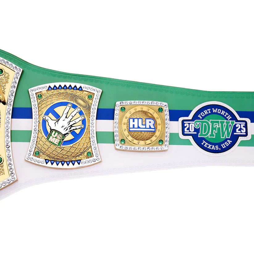 John Cena Farewell Tour 2025 Dallas Spinner Championship Replica Title Belt
