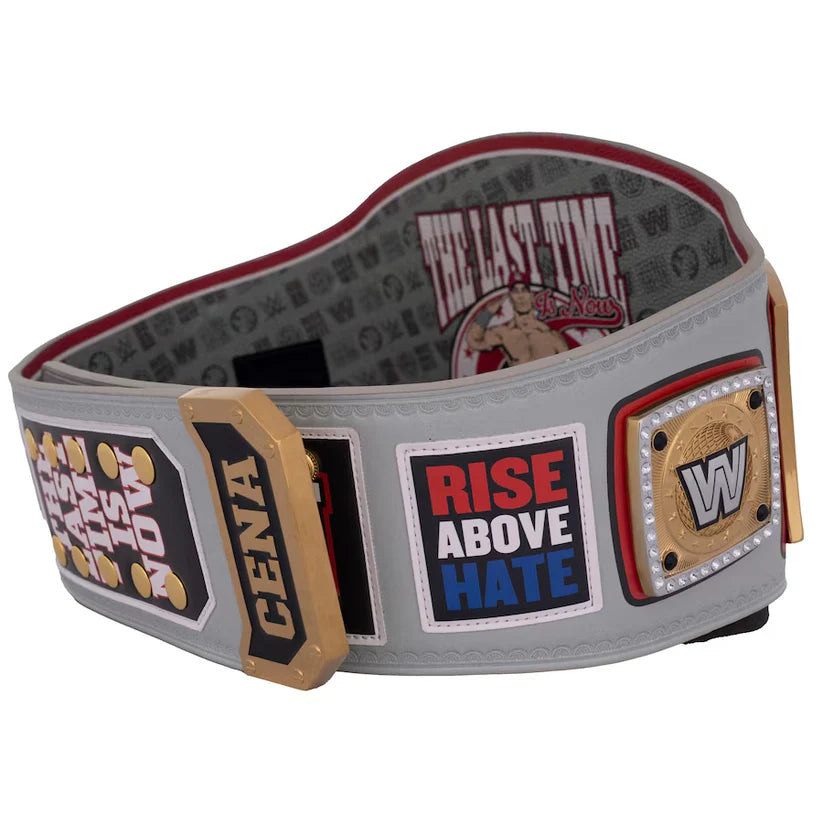 John Cena Farewell Tour 2025 Red Dayton Red Spinner Championship Replica Title Belt