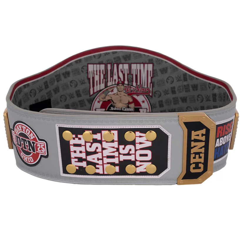 John Cena Farewell Tour 2025 Red Dayton Red Spinner Championship Replica Title Belt