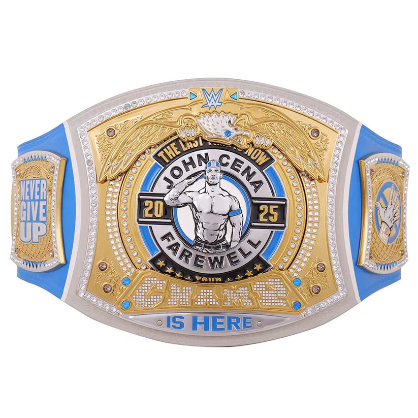 John Cena Farewell Tour 2025 Grand Rapids Spinner Championship Replica Title Belt