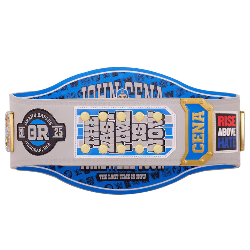 John Cena Farewell Tour 2025 Grand Rapids Spinner Championship Replica Title Belt