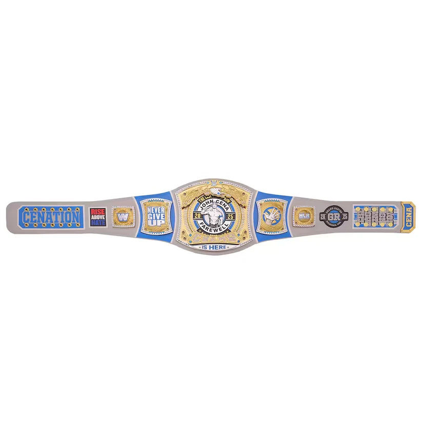 John Cena Farewell Tour 2025 Grand Rapids Spinner Championship Replica Title Belt