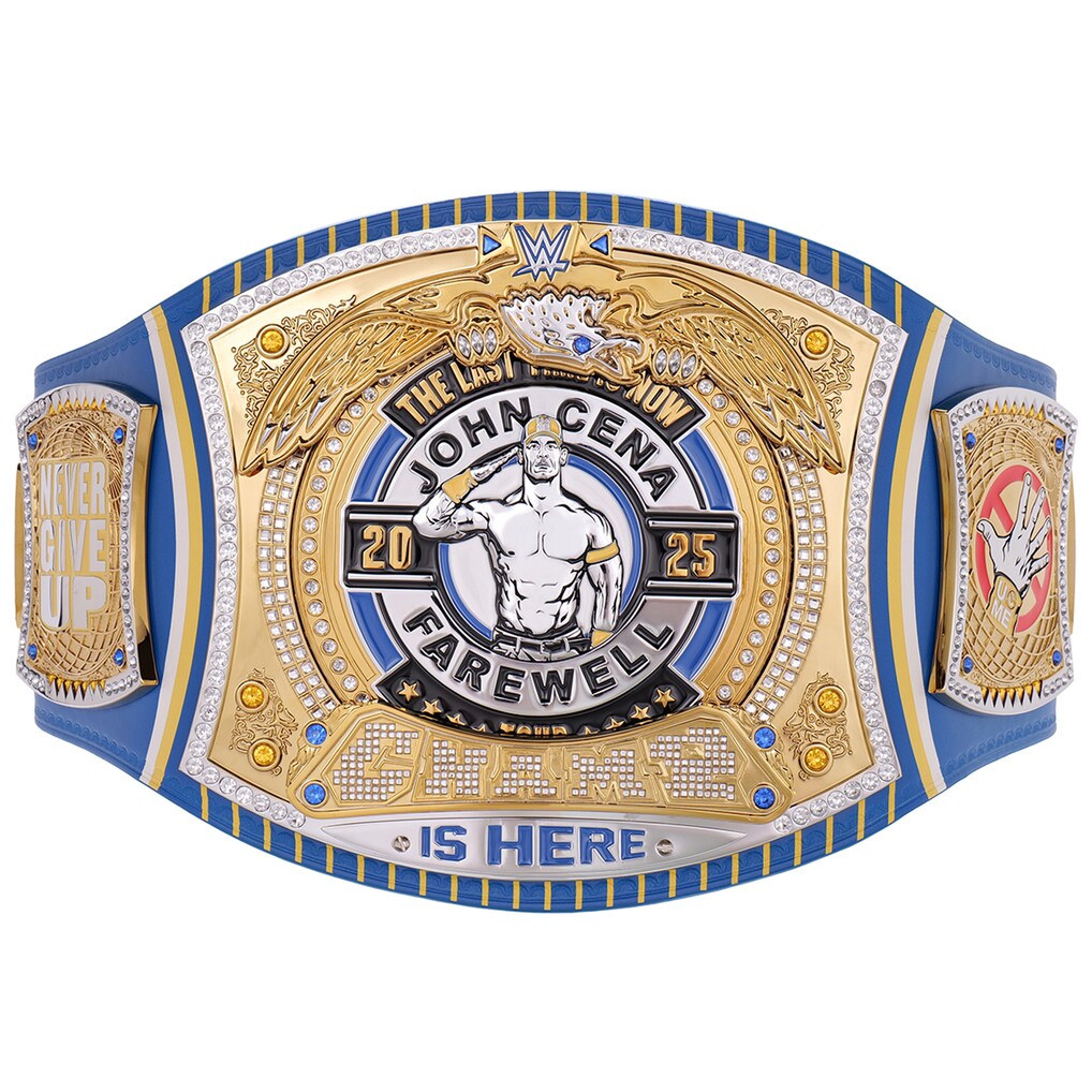 John Cena Farewell Tour 2025 Indianapolis Spinner Championship Replica Title Belt