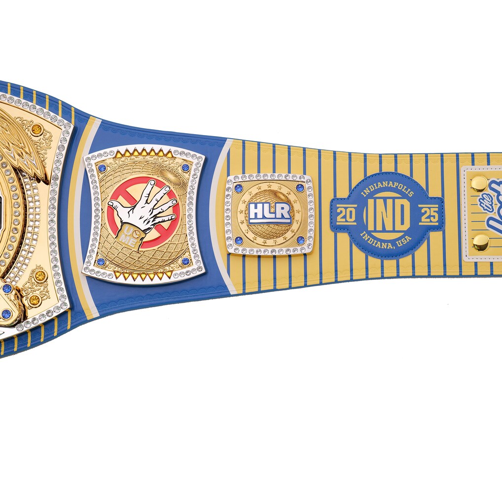 John Cena Farewell Tour 2025 Indianapolis Spinner Championship Replica Title Belt