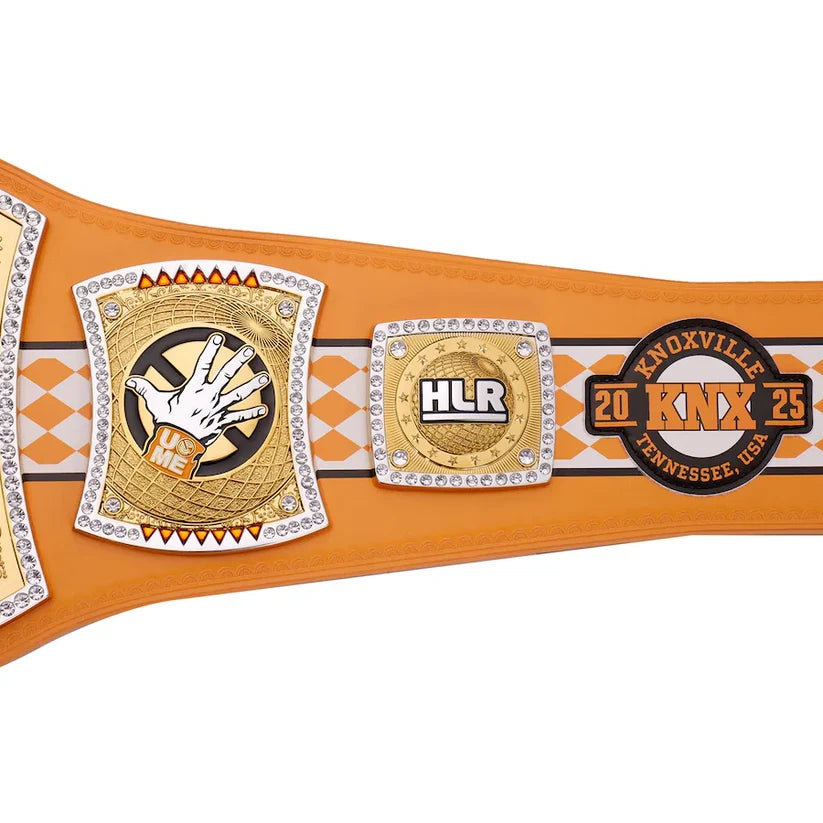 John Cena Farewell Tour 2025 Knoxville Spinner Championship Replica Title Belt