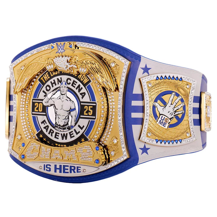 John Cena Farewell Tour 2025 Lexington Spinner Championship Replica Title Belt