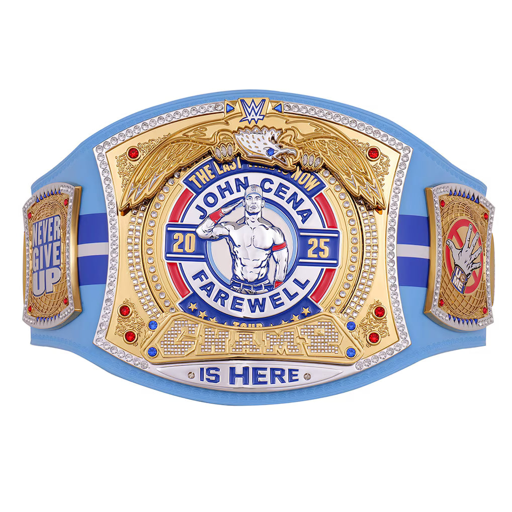 John Cena Farewell Tour 2025 Toronto Spinner Championship Replica Title Belt
