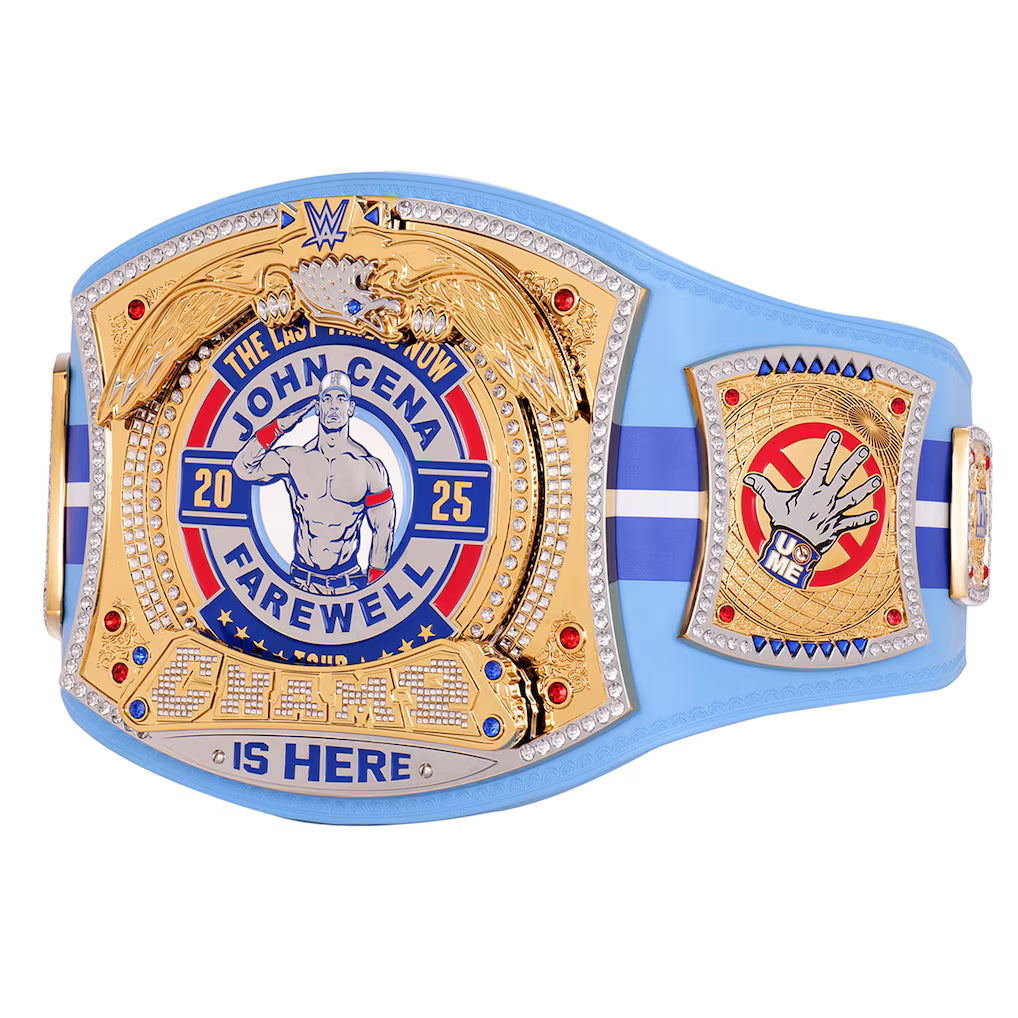 John Cena Farewell Tour 2025 Toronto Spinner Championship Replica Title Belt