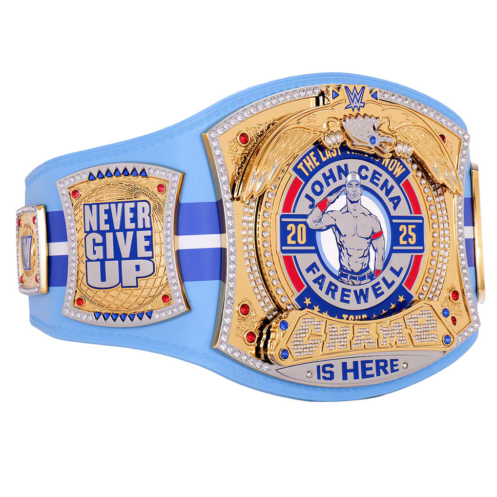 John Cena Farewell Tour 2025 Toronto Spinner Championship Replica Title Belt
