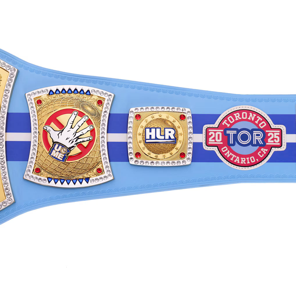 John Cena Farewell Tour 2025 Toronto Spinner Championship Replica Title Belt