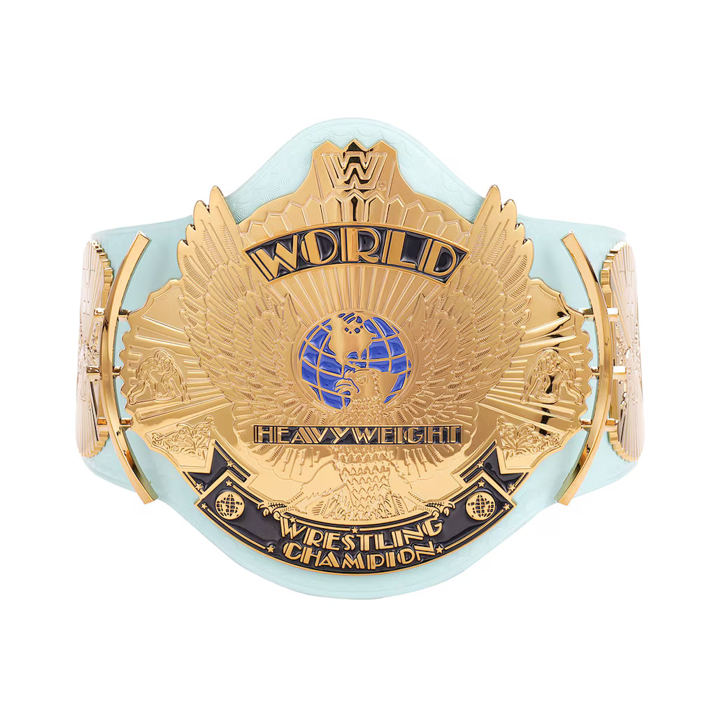 Light Blue Winged Eagle Championship Replica Title Belt