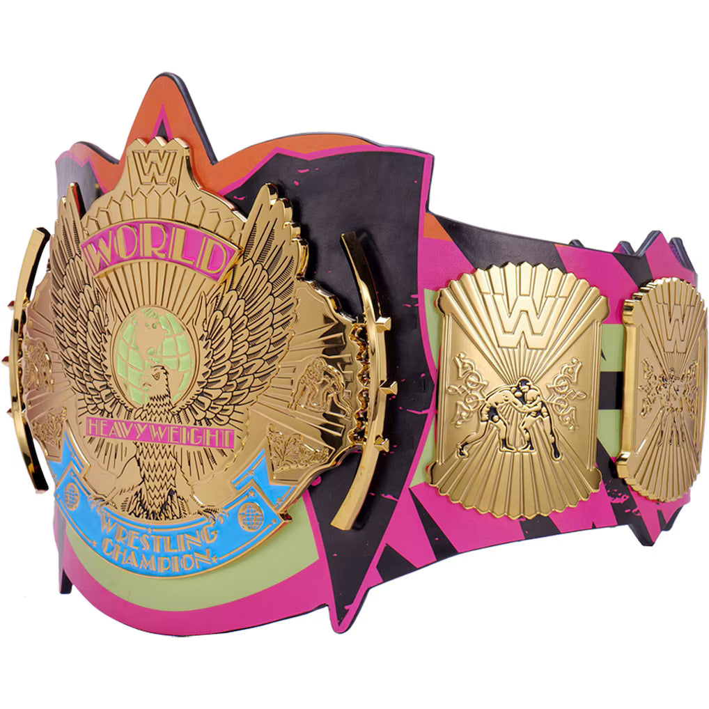 The Ultimate Warrior Signature Series Championship Replica Title Belt