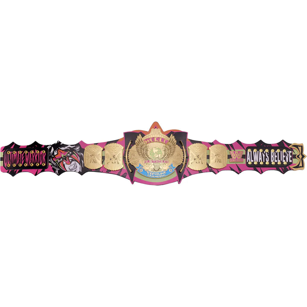 The Ultimate Warrior Signature Series Championship Replica Title Belt