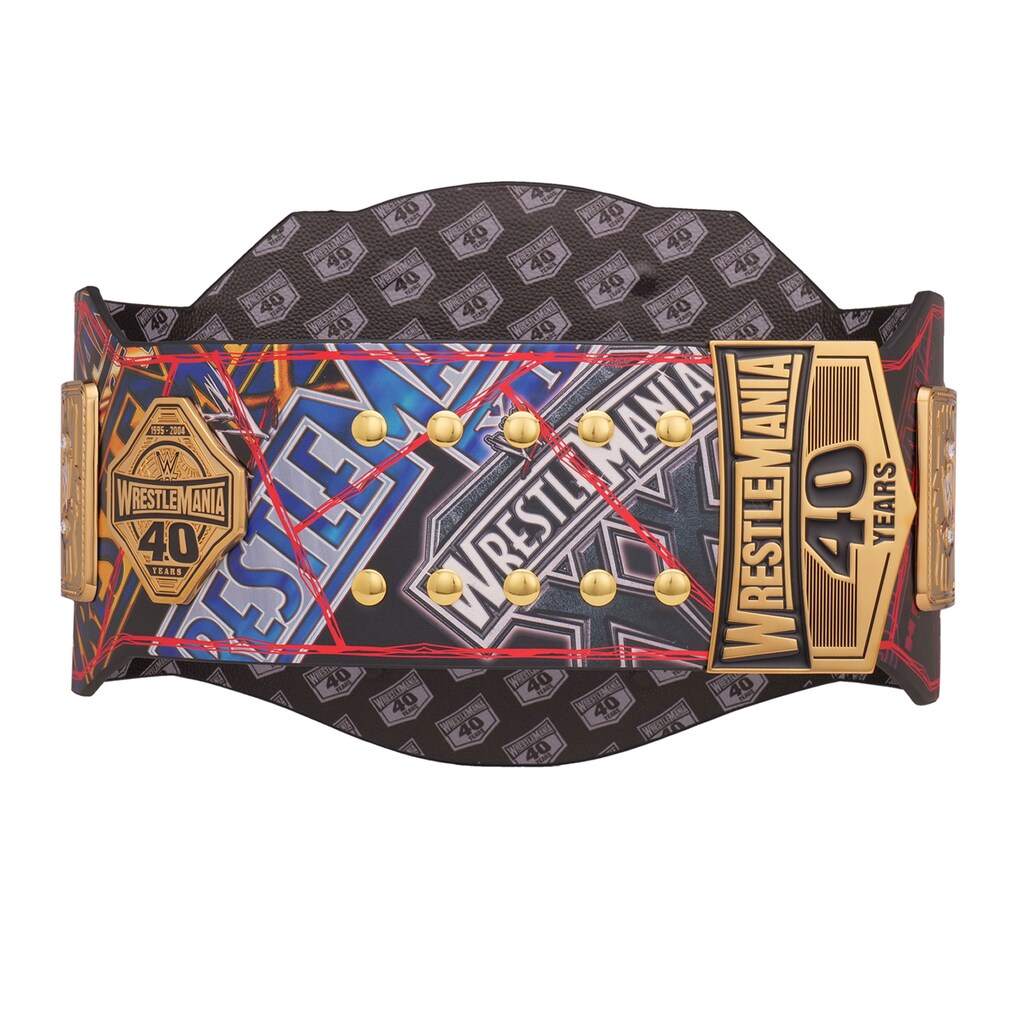 WrestleMania 40 Limited Edition Attitude Era Replica Title Belt
