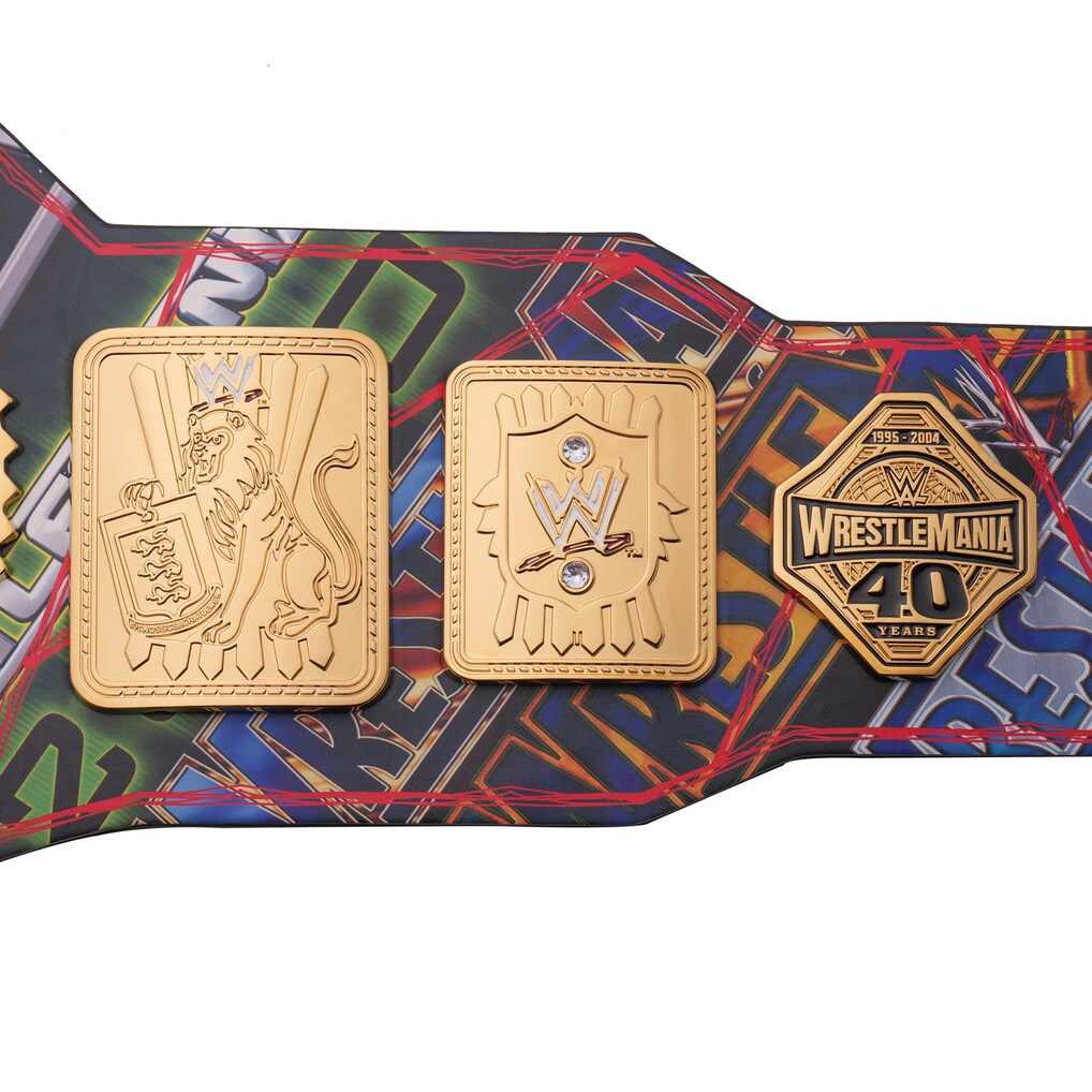 WrestleMania 40 Limited Edition Attitude Era Replica Title Belt