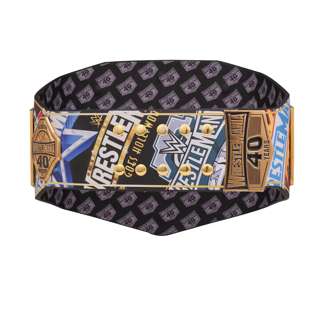 WrestleMania 40 Limited Edition Modern Era Replica Title Belt