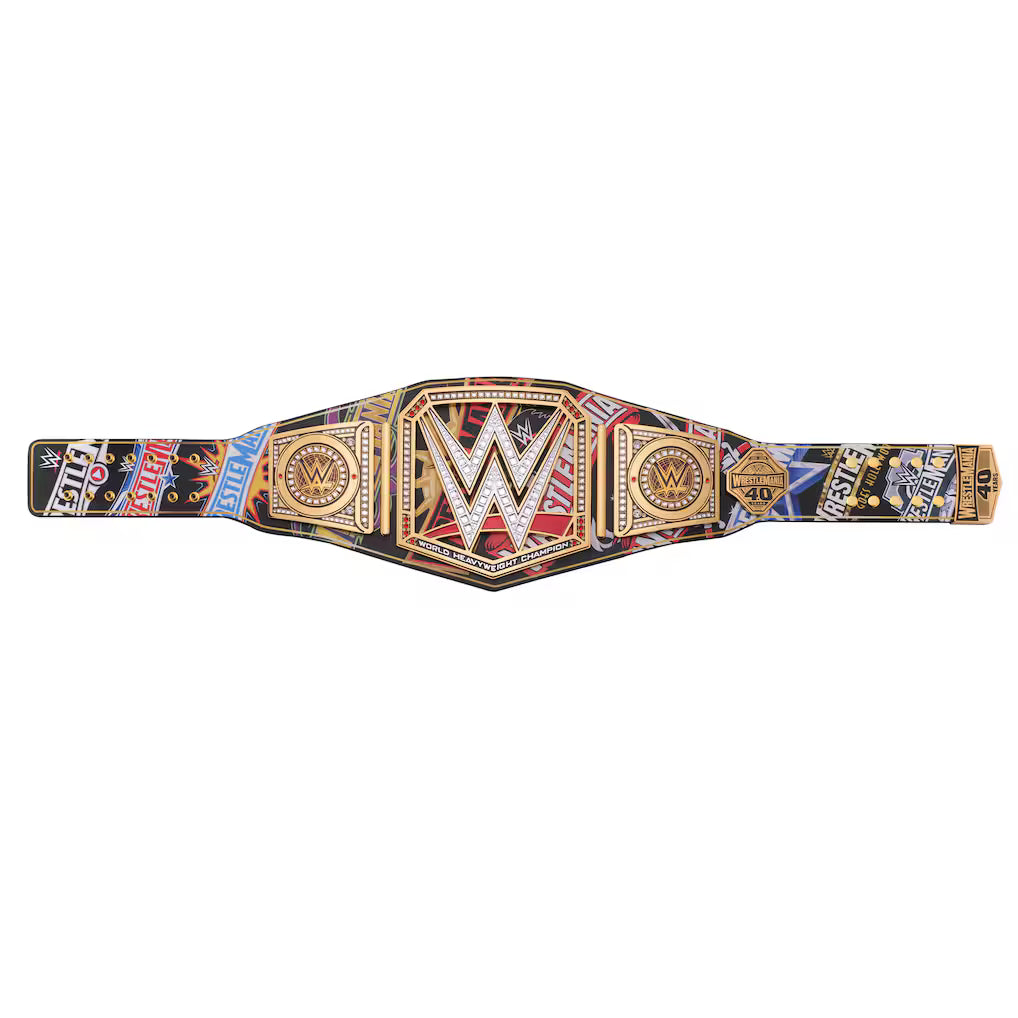 WrestleMania 40 Limited Edition Modern Era Replica Title Belt