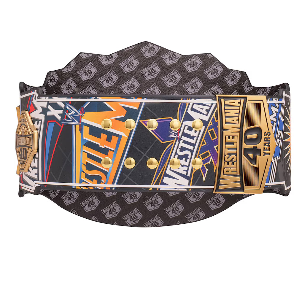 WrestleMania 40 Limited Edition Spinner Replica Title Belt