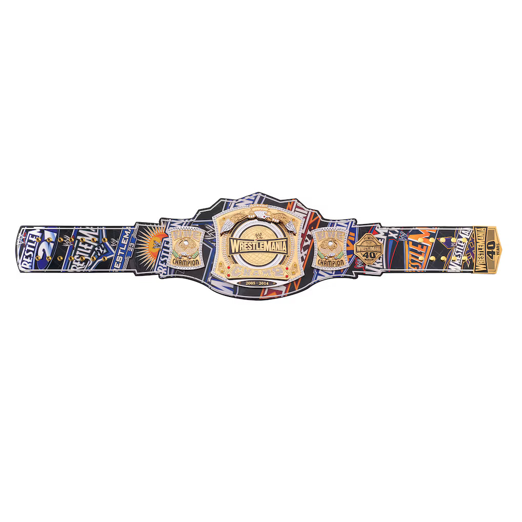 WrestleMania 40 Limited Edition Spinner Replica Title Belt