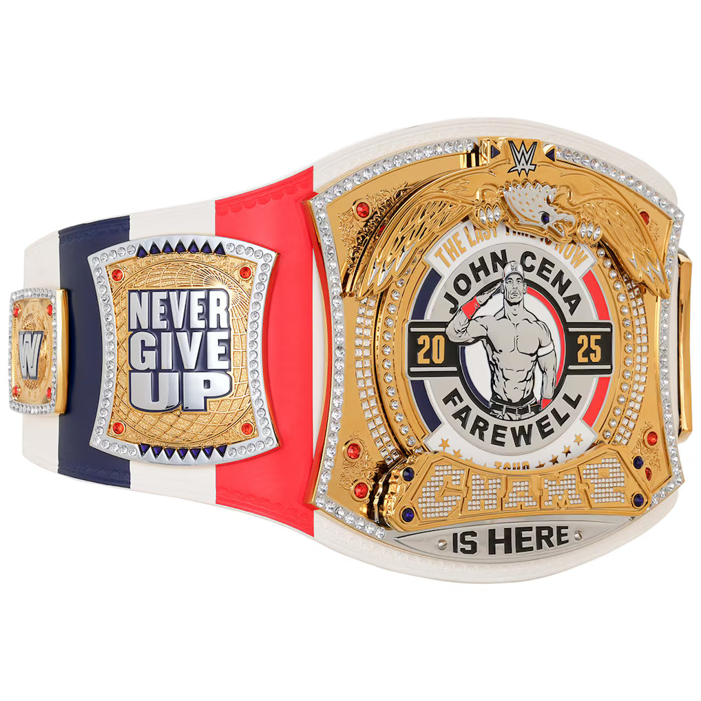 WWE John Cena Farewell 2025 Lyon Spinner Championship Replica Title Belt