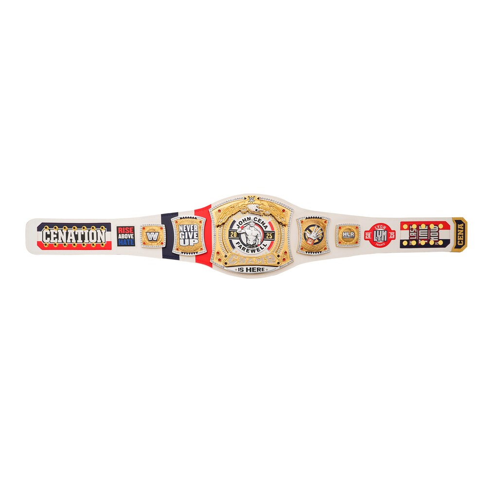 WWE John Cena Farewell 2025 Lyon Spinner Championship Replica Title Belt