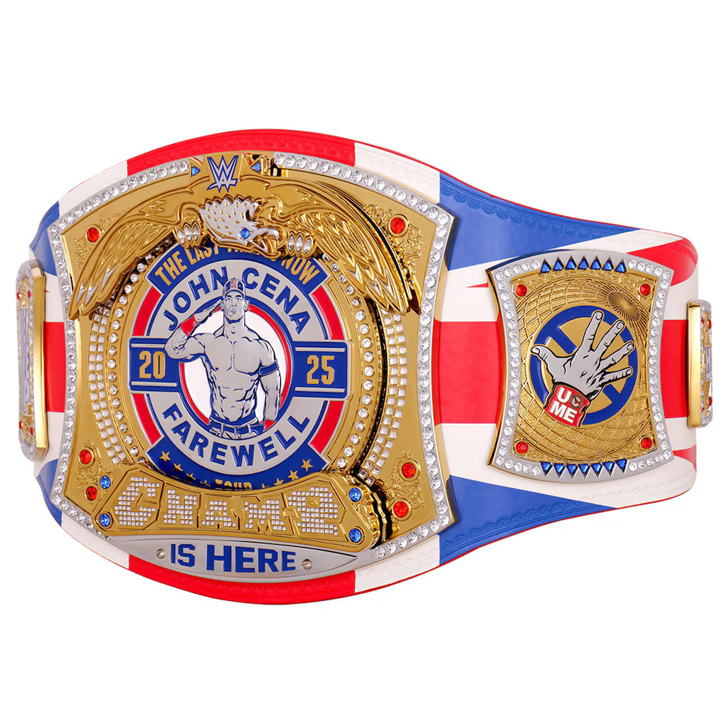 WWE John Cena Farewell 2025 Spinner Championship Replica Title Belt - London