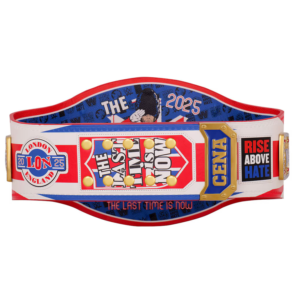 WWE John Cena Farewell 2025 Spinner Championship Replica Title Belt - London