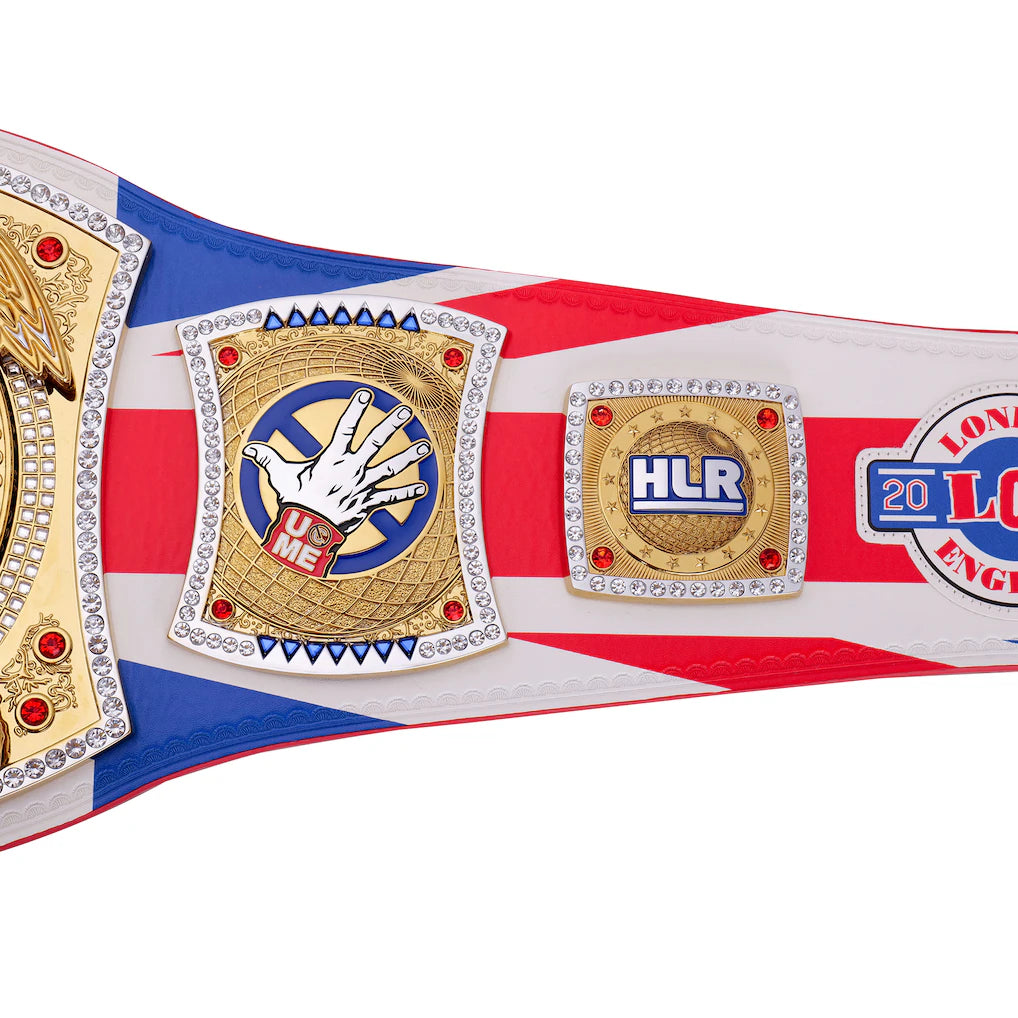 WWE John Cena Farewell 2025 Spinner Championship Replica Title Belt - London